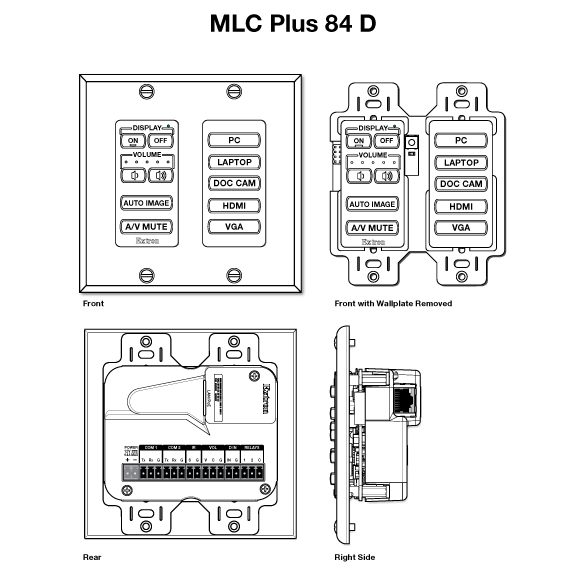 MLC Plus 84 D Panel Drawing