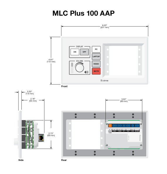 MLC Plus 100 AAP Panel Drawing