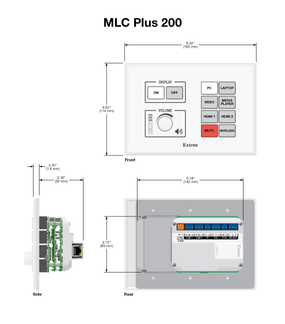 MLC Plus 200 Panel Drawing
