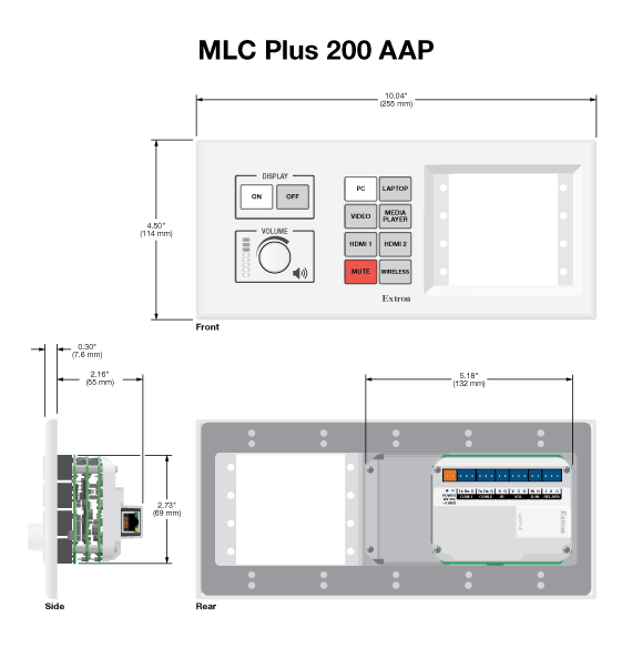 MLC Plus 200 AAP Panel Drawing