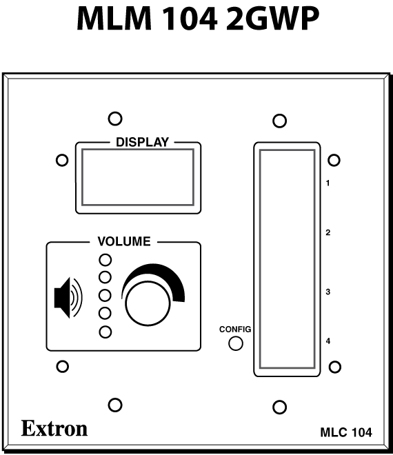 MLM 104 2GWP Panel Drawing