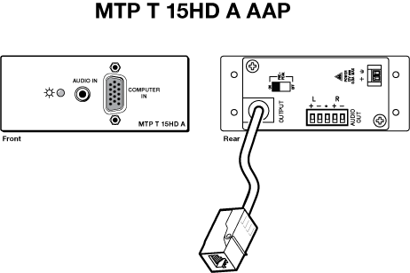 MTP T 15HD A AAP Panel Drawing