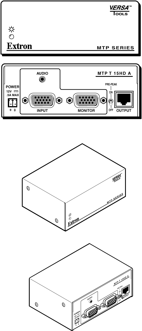 MTP T 15HD A Panel Drawing