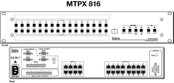 MTPX   816 Panel Drawing