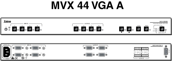 MVX    44 VGA A Panel Drawing