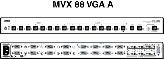 MVX    88 VGA A Panel Drawing