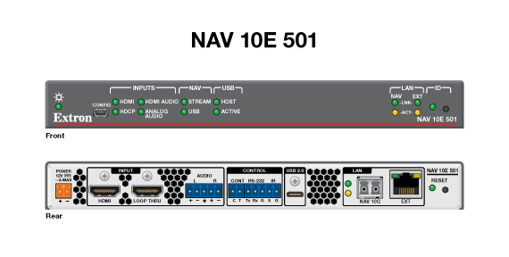 NAV 10E 501 Panel Drawing