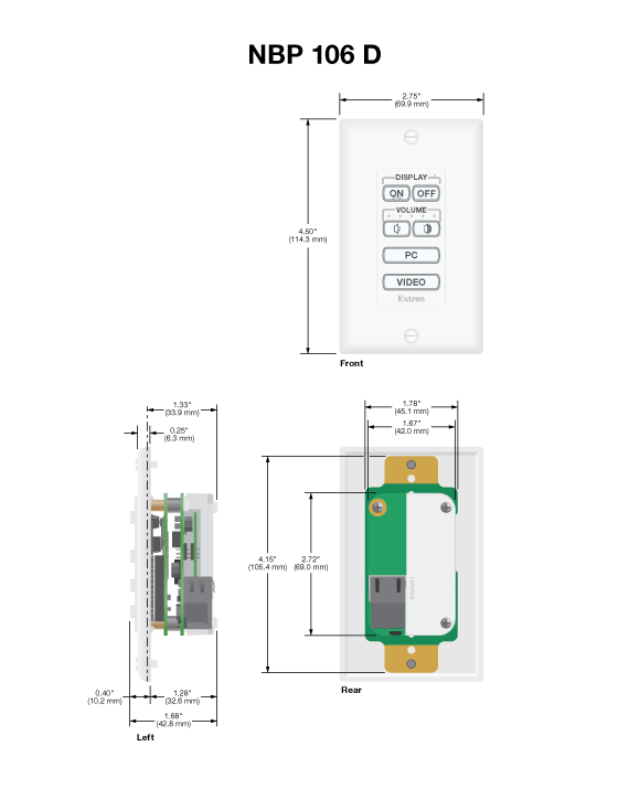 NBP 106 D Panel Drawing