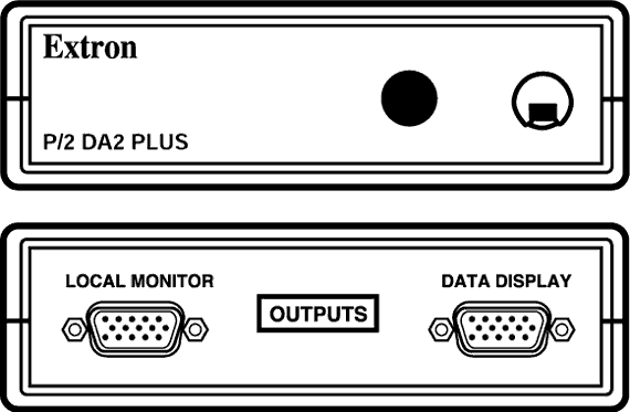 P/2 DA2 PLUS Panel Drawing