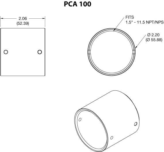 PCA 100 Panel Drawing