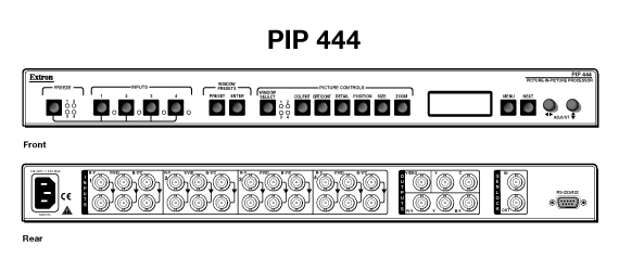 PIP 444 Panel Drawing