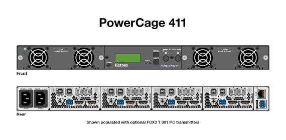 PowerCage 411 Panel Drawing