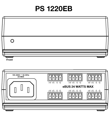 PS 1220EB Panel Drawing