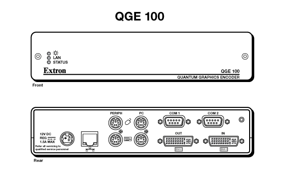 QGE 100 Panel Drawing