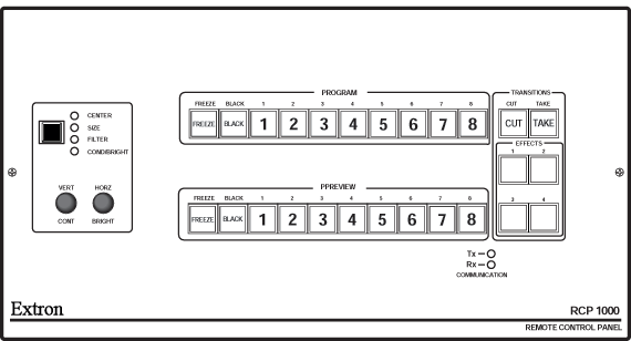 RCP 1000 Panel Drawing