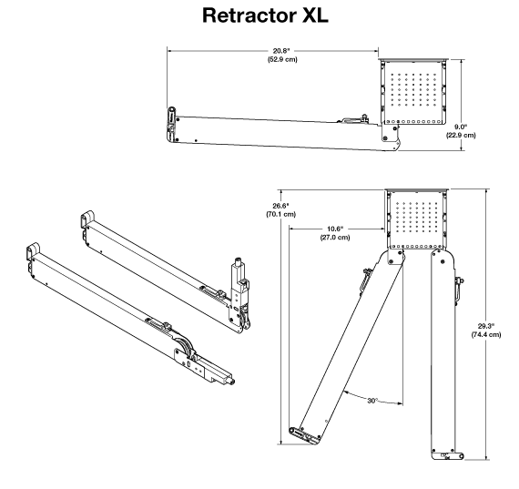 Retractor XL Panel Drawing