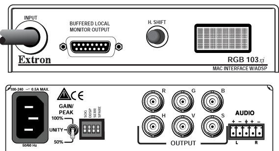 RGB 103xi Panel Drawing