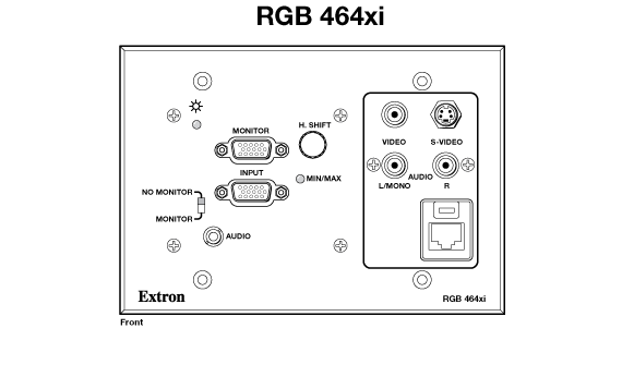 RGB 464xi Panel Drawing