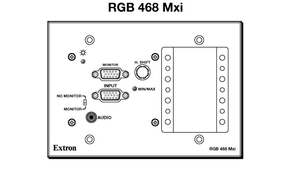 RGB 468 Mxi Panel Drawing