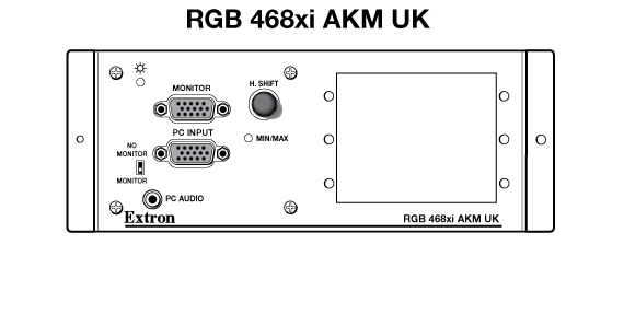 RGB 468xi AKM Panel Drawing