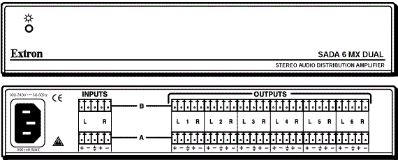 SADA 6 MX & SADA 6 MX Dual Panel Drawing