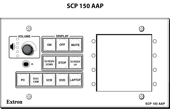 SCP 150 AAP Panel Drawing