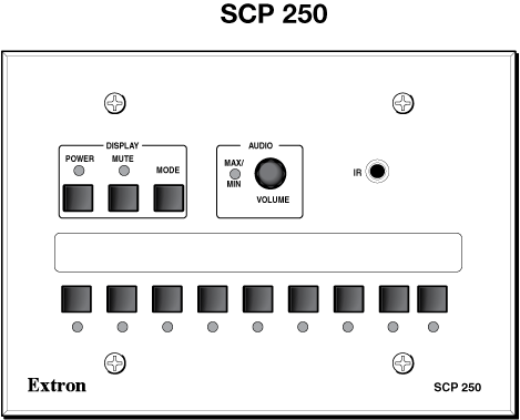 SCP 250 Panel Drawing