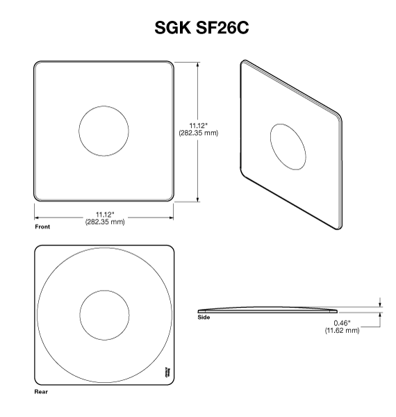 SGK SF26C Panel Drawing