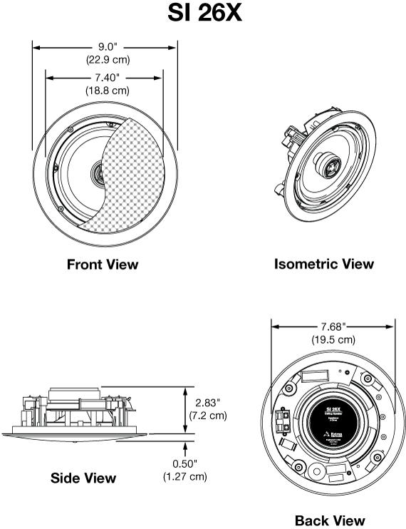 SI 26X Panel Drawing