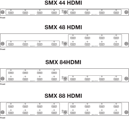 SMX HDMI Series Panel Drawing