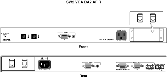 SW2 VGA DA2 AF R Panel Drawing