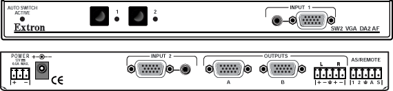 SW2 VGA DA2 A/AF/AF R Panel Drawing