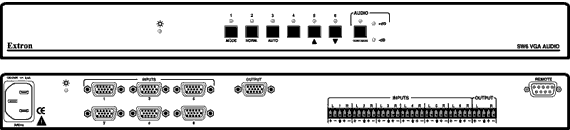 SW6 VGA Audio Panel Drawing