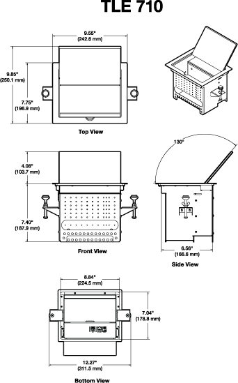 TLE 710 Panel Drawing