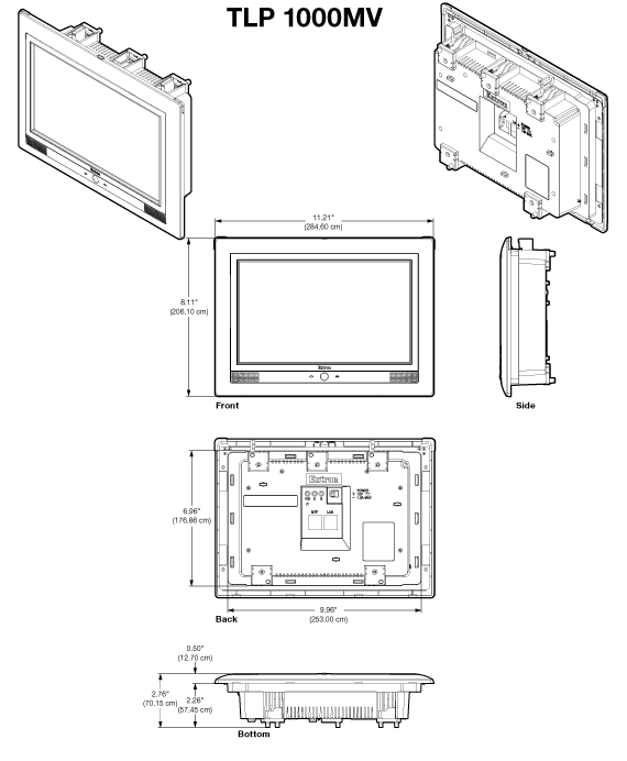 TLP 1000MV Panel Drawing