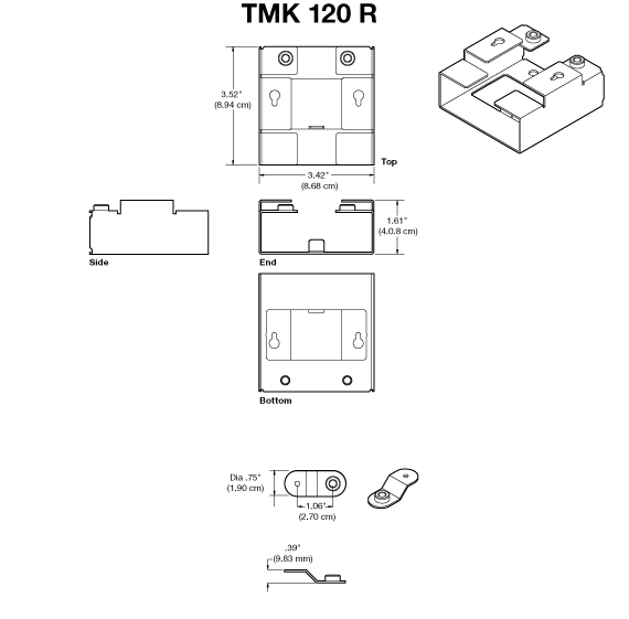 TMK 120 R Panel Drawing