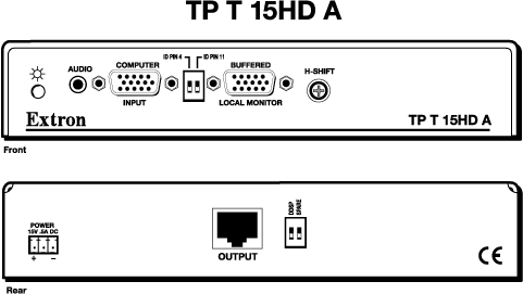 TP T 15HD A Panel Drawing