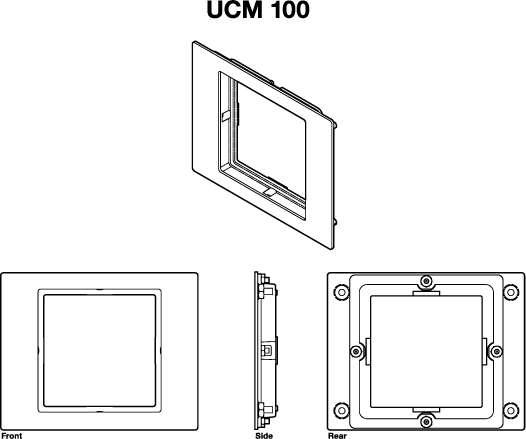 UCM 100 Panel Drawing