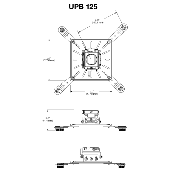 UPB 125 Panel Drawing