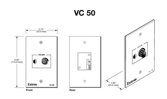 VC 50 Panel Drawing