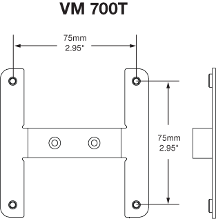 VM 700T Panel Drawing