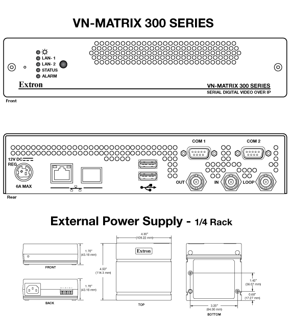 VN-Matrix 300 Panel Drawing