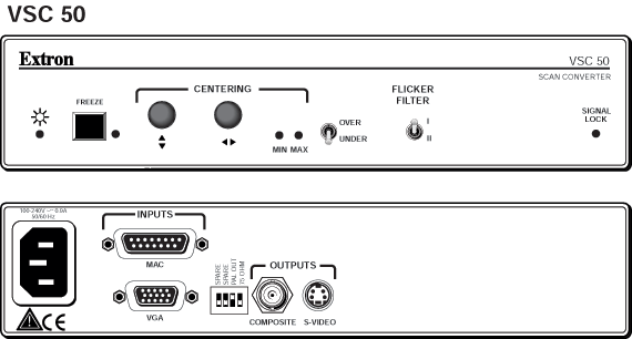 VSC  50 Panel Drawing