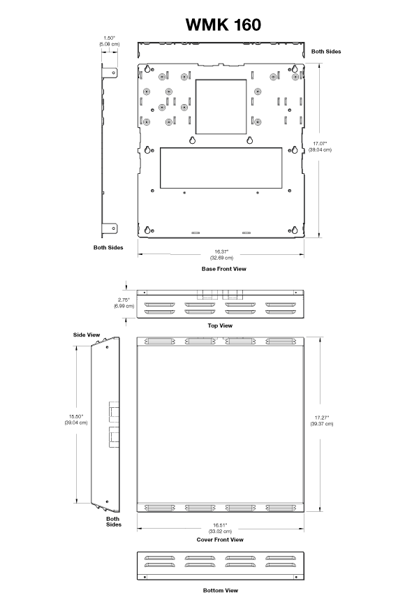 WMK 160 Panel Drawing