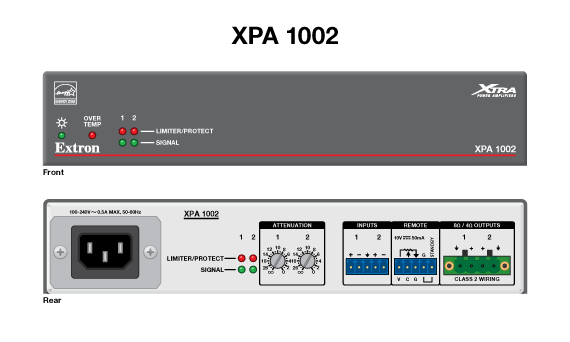 XPA 1002 Panel Drawing