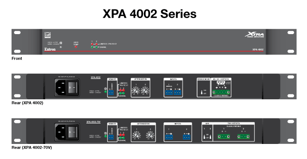 XPA 4002 Panel Drawing