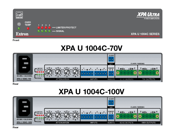 XPA U 1004C Panel Drawing