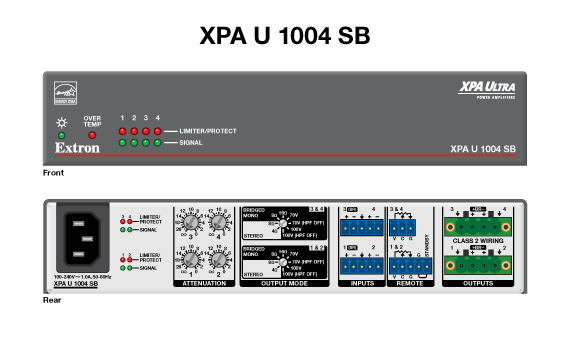 XPA U 1004 SB Panel Drawing