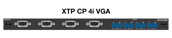 XTP CP 4i VGA Board Panel Drawing