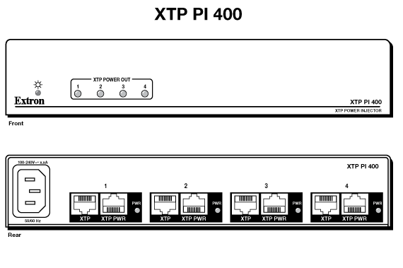 XTP PI 400 Panel Drawing